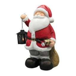 SecureFix Direct Christmas Santa Tealight Holder Figurine (Xmas Hanging Lantern Candle Decoration Ornament)