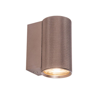 Portwest Westport Moto Knurl Wall Light Bronze - image 1