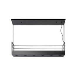 Lucide Miravelle 6 Light Bar Ceiling Pendant Black - thumbnail 3