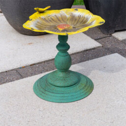 Netagon Outdoor Garden Free Standing Weatherproof Pedestal Style Bird Bath Ornament - thumbnail 5