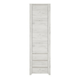 Furniture To Go Angel Tall Narrow One Door 3 Drawer Narrow Cupboard - thumbnail 2