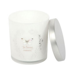 Something Different In Loving Memory Vanilla Butterfly Scented Candle White (One Size) - thumbnail 2