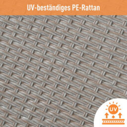 HomeTouch 7 Seater Rattan Garden Sofa Set Outdoor Patio Dining Set With Cushions And Stools Uv-Resistant Pe Rattan And Tempered Glass Beige - thumbnail 5