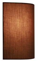 Harper Living 1Xe27/es Wall Wash Light With Switch, Mocha Cylinder Fabric Shade, Suitable For Led Upgrade - thumbnail 2