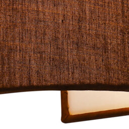 Harper Living 1Xe27/es Wall Wash Light With Switch, Mocha Cylinder Fabric Shade, Suitable For Led Upgrade - thumbnail 5
