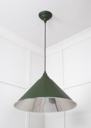 From the Anvil Smooth Nickel Hockley Pendant In Heath - thumbnail 5