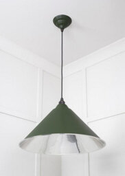 From the Anvil Smooth Nickel Hockley Pendant In Heath - thumbnail 4
