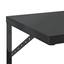 Berkfield Wall Shelves 2 Pcs 100X40 Cm Black Stainless Steel - thumbnail 8