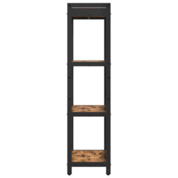 Berkfield Bookcase Smoked Oak 40 X 30 X 118 Cm Engineered Wood - thumbnail 5