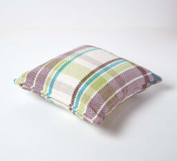 Homescapes Green Tartan 100% Cotton Falun Cushion Cover, 45 X 45 Cm - thumbnail 3