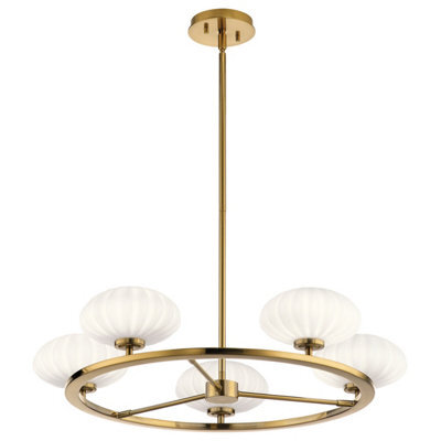 Luminosa Lighting Luminosa Kichler Pim Globe Pendant Ceiling Light Fox Gold, 3000K, Ip44 - image 1