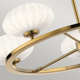 Luminosa Lighting Luminosa Kichler Pim Globe Pendant Ceiling Light Fox Gold, 3000K, Ip44 - thumbnail 3