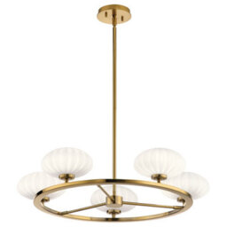 Luminosa Lighting Luminosa Kichler Pim Globe Pendant Ceiling Light Fox Gold, 3000K, Ip44 - thumbnail 1