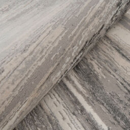 Loomed Greige Super Soft Abstract Fringed Lustre Area Rug 200X290Cm - thumbnail 7