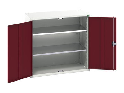 Bott 16926259.24 Verso 2 Shelf Cupboard 1050mm Crimson Red Bot169262594