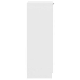 Berkfield Shoe Cabinet White 30X35X100 Cm Engineered Wood - thumbnail 7