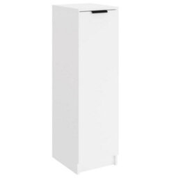 Berkfield Shoe Cabinet White 30X35X100 Cm Engineered Wood - thumbnail 2