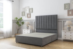 "Comfort Tokyo Armour Coniston Divan Bed Base 4 Drawers - 26"" Strutted  6' Super King" - thumbnail 2