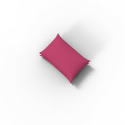 ARLinens Pair Of Pillowcase Polycotton Plain Dyed Housewife Pair Of Pillow Covers 75Cmx50Cm (Fuchsia) - thumbnail 4