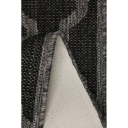 Melrose County Trellis New Black Patterned Indoor Non Slip Medium Area Rug 080/150Cm - thumbnail 3