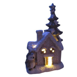 SecureFix Direct Light Up Christmas House Ornament (Xmas Snowy Winter Penguin Figurine) - thumbnail 5