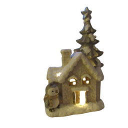 SecureFix Direct Light Up Christmas House Ornament (Xmas Snowy Winter Penguin Figurine) - thumbnail 2