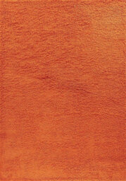 Modern Extra Large Small Soft 5Cm Shaggy Non Slip Bedroom Living Room Carpet Runner Area Rug - Orange 60 X 110 Cm