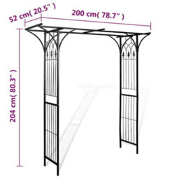 Vidaxl Garden Arch 200X52X204 Cm - thumbnail 6