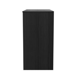 Ancona Matt Black Ash 4 Drawer Non-Extendable Dressing Table (H)759mm (W)970mm (D)392mm - thumbnail 3