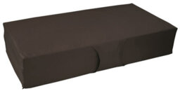Mattress Guru Double Folding Z Bed, Tri - Folding Futon Mattress, Travel Camping Bed With Protective Travel Cover, Chocolate Brown - thumbnail 2