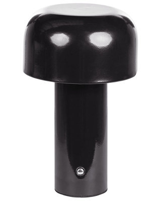 Beliani Black Wireless Table Lamp With Touch Dimmer, Usb Charging, Dimmable, 3 Colour Temps - image 1