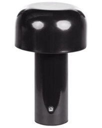 Beliani Black Wireless Table Lamp With Touch Dimmer, Usb Charging, Dimmable, 3 Colour Temps - thumbnail 1