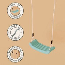 Waltons Climbing Frame With Single Swing - Ivory Retreat I - thumbnail 7