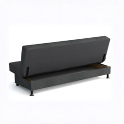 Enduro Iii Sofa Bed 193 Cm With Click Clack Mechanism Storage Comfortable Fold Out Couch With Wooden Frame Grey - thumbnail 3
