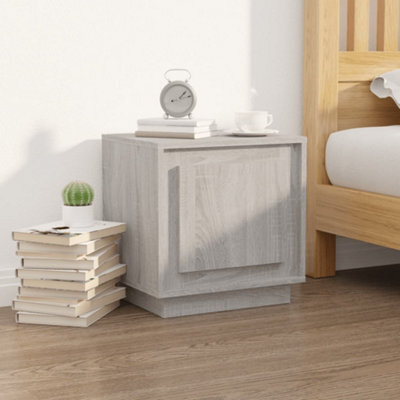 Berkfield Bedside Cabinet Grey Sonoma 44X35X45 Cm Engineered Wood - image 1