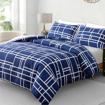 Pamposh Single Duvet Cover Set - Premium Brushed Microfiber Reversible Duvet Cover Single - Hypoallergenic With Zipper Closure - image 1