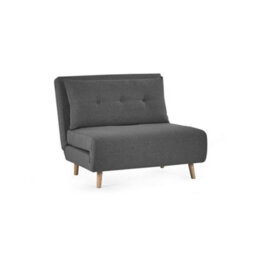 Julian Bowen Rowan Single Sofabed - Mid Grey - thumbnail 3