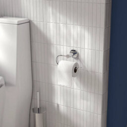 Flexi Fix Toilet Roll Holder Chrome Bathroom Accessories - thumbnail 3