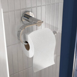 Flexi Fix Toilet Roll Holder Chrome Bathroom Accessories - thumbnail 2