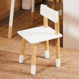 Sobuy Kmb113-W, Children Table And 2 Chairs Children Kids Desk Table Chair Set For Studying Drawing Playing,white - thumbnail 4