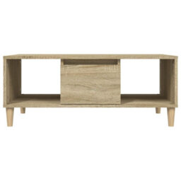 Berkfield Coffee Table Sonoma Oak 90X50X36,5 Cm Engineered Wood - thumbnail 7