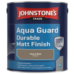 Johnstone's Trade Wood & Metal Aqua Guard Durable Matt Paint Flock Of Birds (Ppg1021-5) 2.5L - thumbnail 2