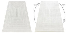 RugsX Carpet Balance 8788 Cream - Geometric, Structural, Glamour  80X150 Cm - thumbnail 2