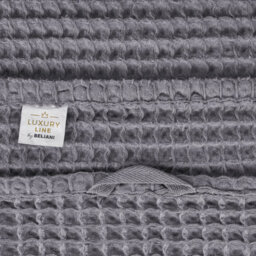 Beliani Set Of 4 Towels Areora Cotton Light Grey - thumbnail 6