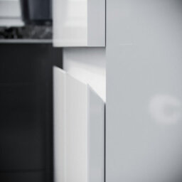 Nes Home 500mm Pvc 2 Drawers White Wall Hung Vanity Unit Cabinet And Basin Sink - thumbnail 3