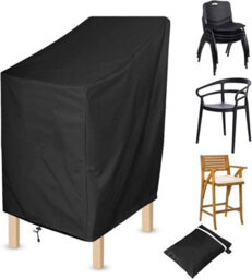Waterproof Outdoor Chair Cover, 70X70X120Cm, Stackable Garden Cover - thumbnail 1