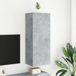 Berkfield Durable Tv Wall Cabinet Concrete Grey 40.5X30X102 Cm Engineered Wood - thumbnail 3