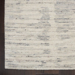 Ivory Slate Wool Luxurious Plain Easy To Clean Handmade Dining Room Bedroom And Living Room Rug -168Cm X 226Cm - thumbnail 5