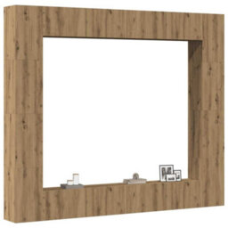 Berkfield Modern Wall Mounted Tv Cabinets 8 Pcs Artisan Oak Engineered Wood - thumbnail 2