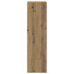 Berkfield Modern Wall Mounted Tv Cabinets 8 Pcs Artisan Oak Engineered Wood - thumbnail 5